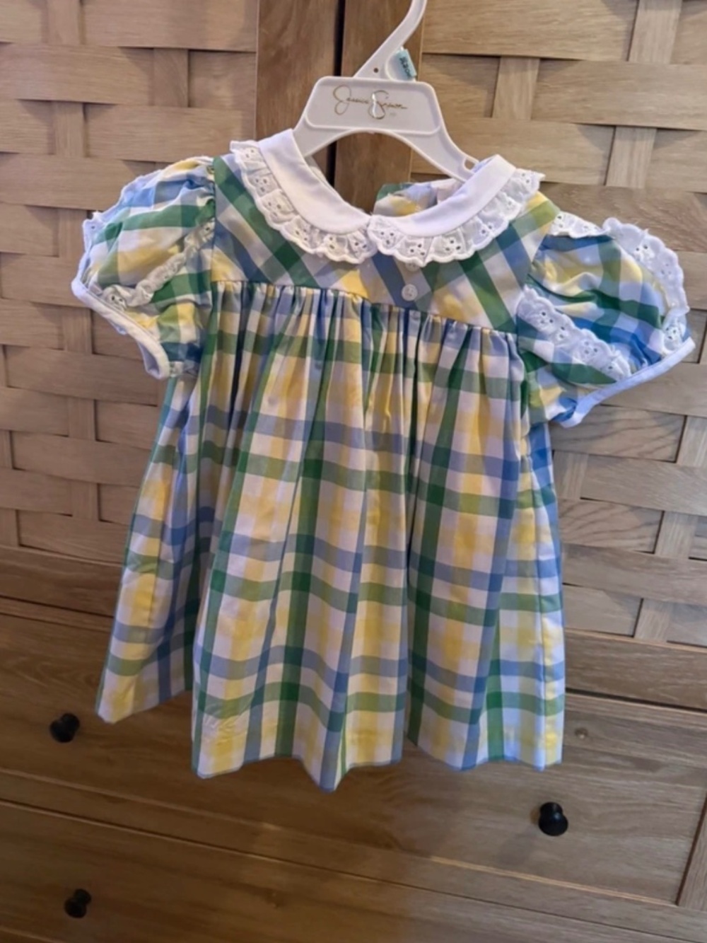 NWOT TBBC Plaid Toddler Dress 12-18 Months